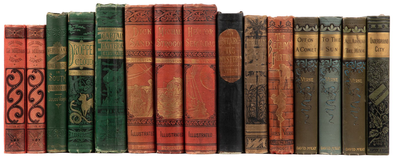 [VERNE, Jules]. Group of Nearly 15 Early Editions, Most in ... (1 of 1)