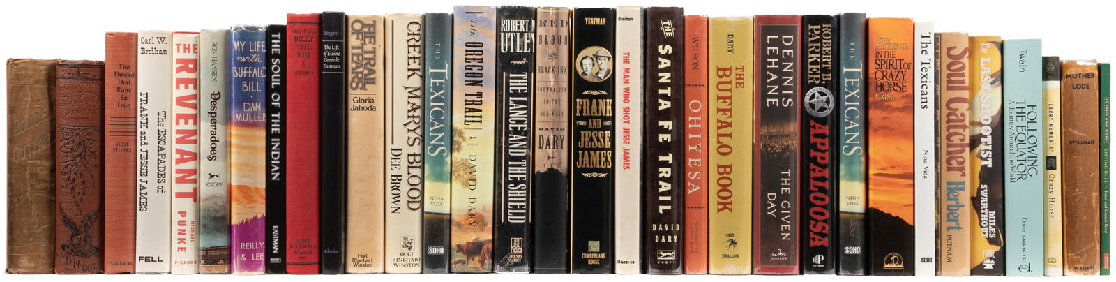 [WESTERN AMERICANA]. Group of Nearly 50 Western Americana B...: [WESTERN AMERICANA]. Group of Nearly 50 Western Americana Books. [V.p., ca. 19th – 21st centuries]. 8vos. Some illustrated. Most in publisher’s bindings, most modern titles in dust jackets