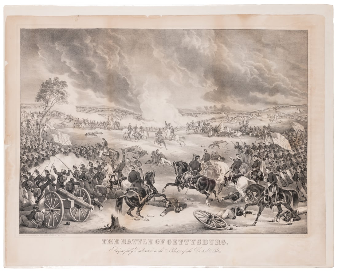 [ROBERTSON, William C., engraver]. The Battle of Gettysburg... (1 of 1)