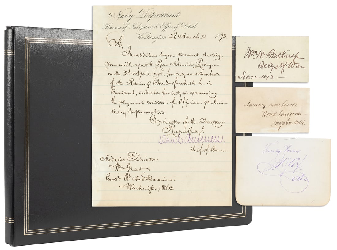 [MILITARIA – CIVIL WAR GENERALS]. Group of 20 autographs. A... (1 of 5)