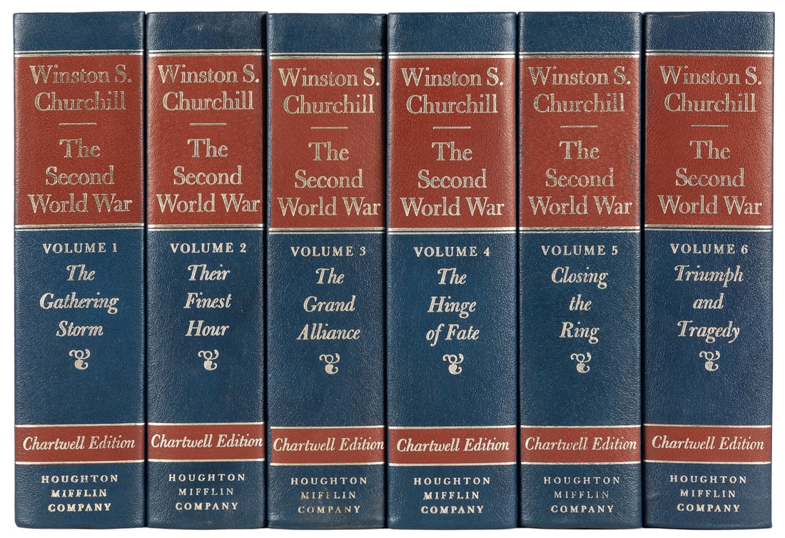 CHURCHILL, Winston. The Second World War. Chartwell Edition... (1 of 1)