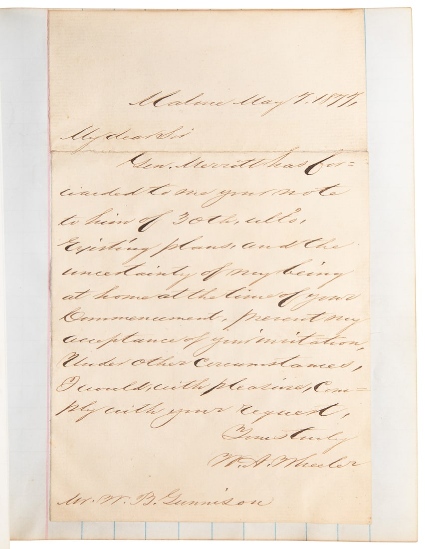 [AUTOGRAPHS]. Scrapbook of American political autographs an... (1 of 2)