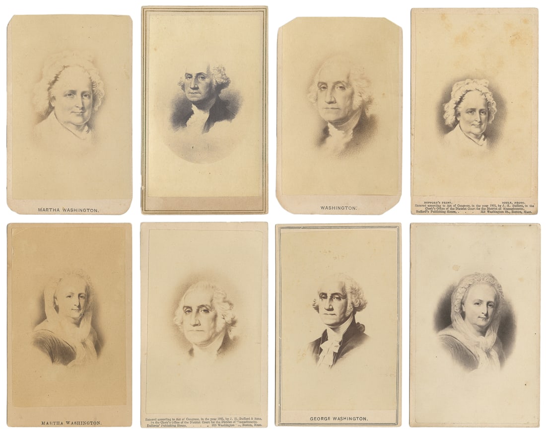 [U.S. PRESIDENTS]. Group of over 30 CDVs of Presidents, Fir... (1 of 4)