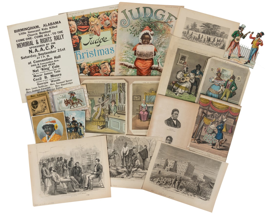 [AFRICAN AMERICANA]. Large Group of African American Relate... (1 of 2)