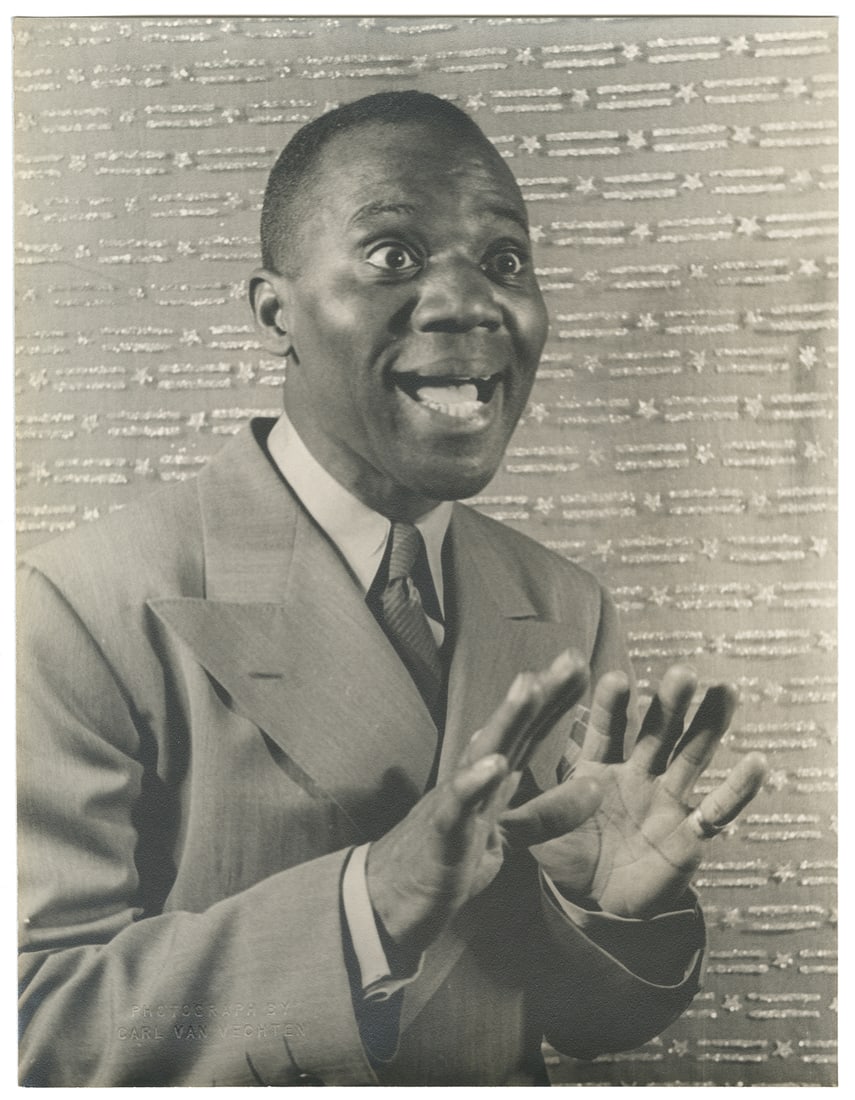 VAN VECHTEN, Carl (1880 – 1964). Bill Robinson. Circa 1940s... (1 of 2)