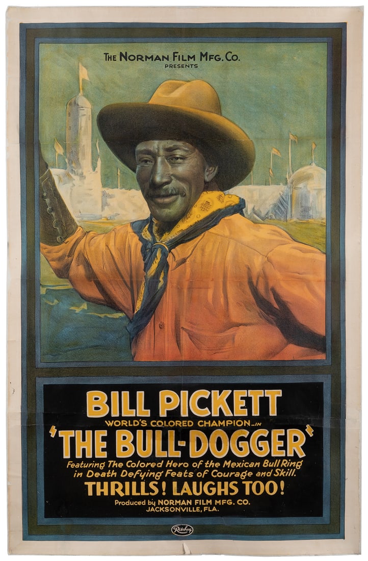 [AFRICAN AMERICAN – SILENT FILM]. Bill Pickett, World’s Col... (1 of 1)