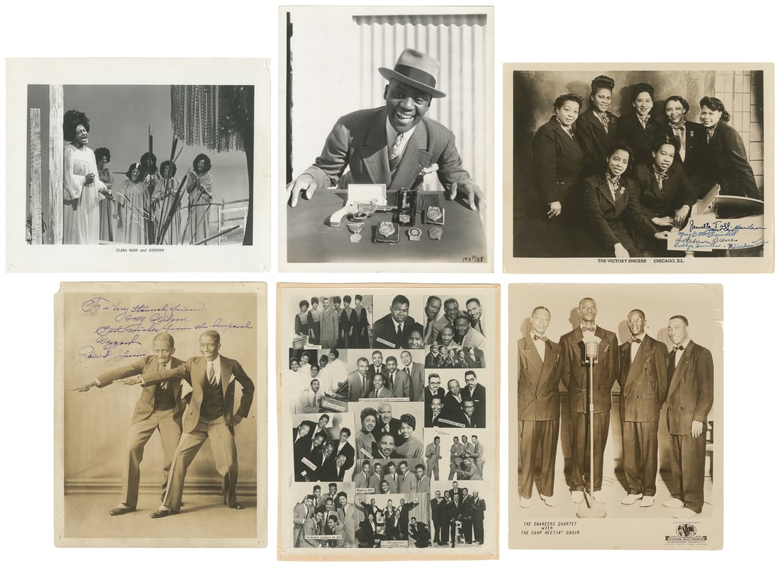 [ENTERTAINMENT]. Six photographs of African American musici... (1 of 7)