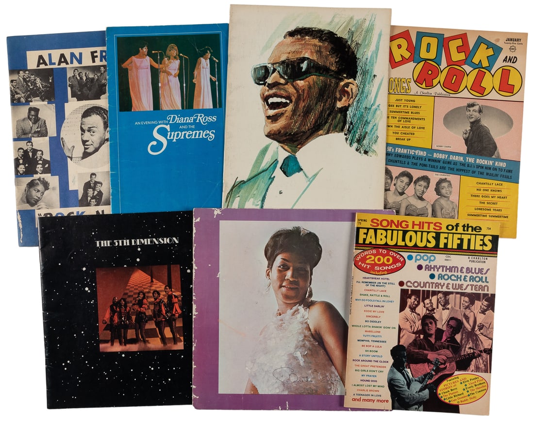 [ENTERTAINMENT]. Group of 7 rock and pop music programs and... (1 of 1)