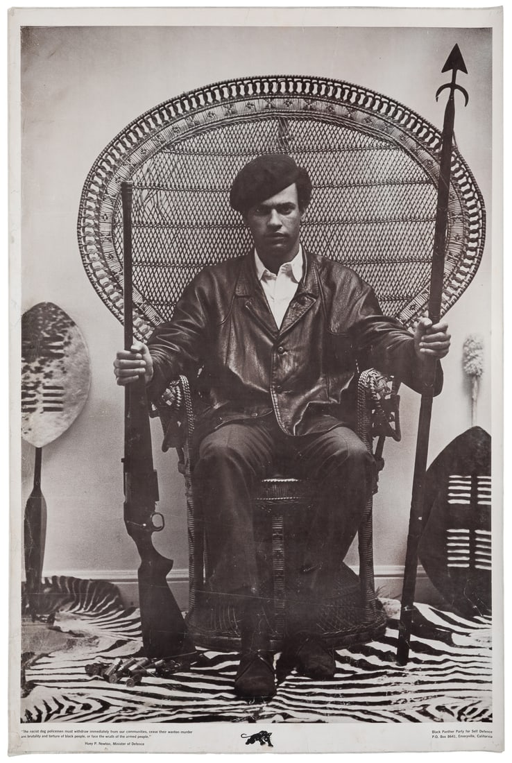 [BLACK PANTHERS]. NEWTON, Huey P. The Racist Dog Policemen ... (1 of 1)