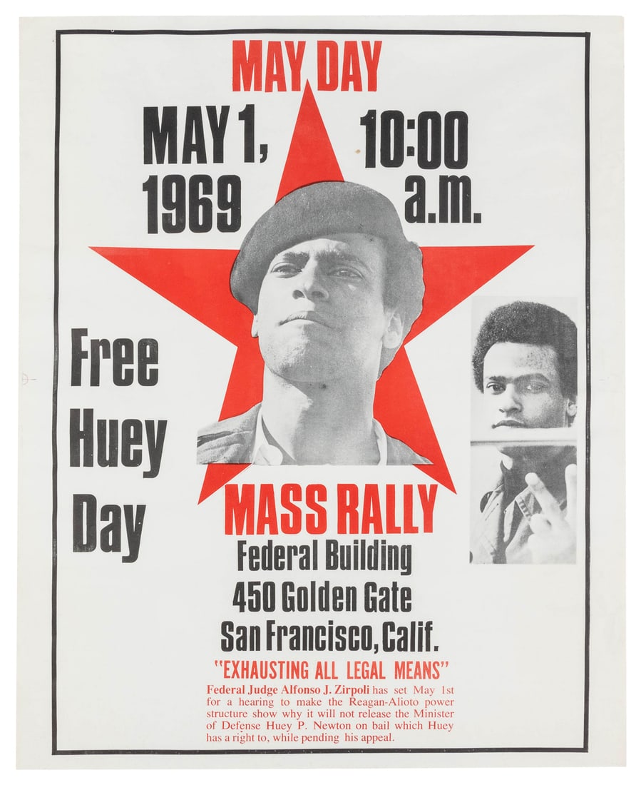 [BLACK PANTHERS]. Free Huey Day / May Day. May 1, 1969. [Oa... (1 of 1)