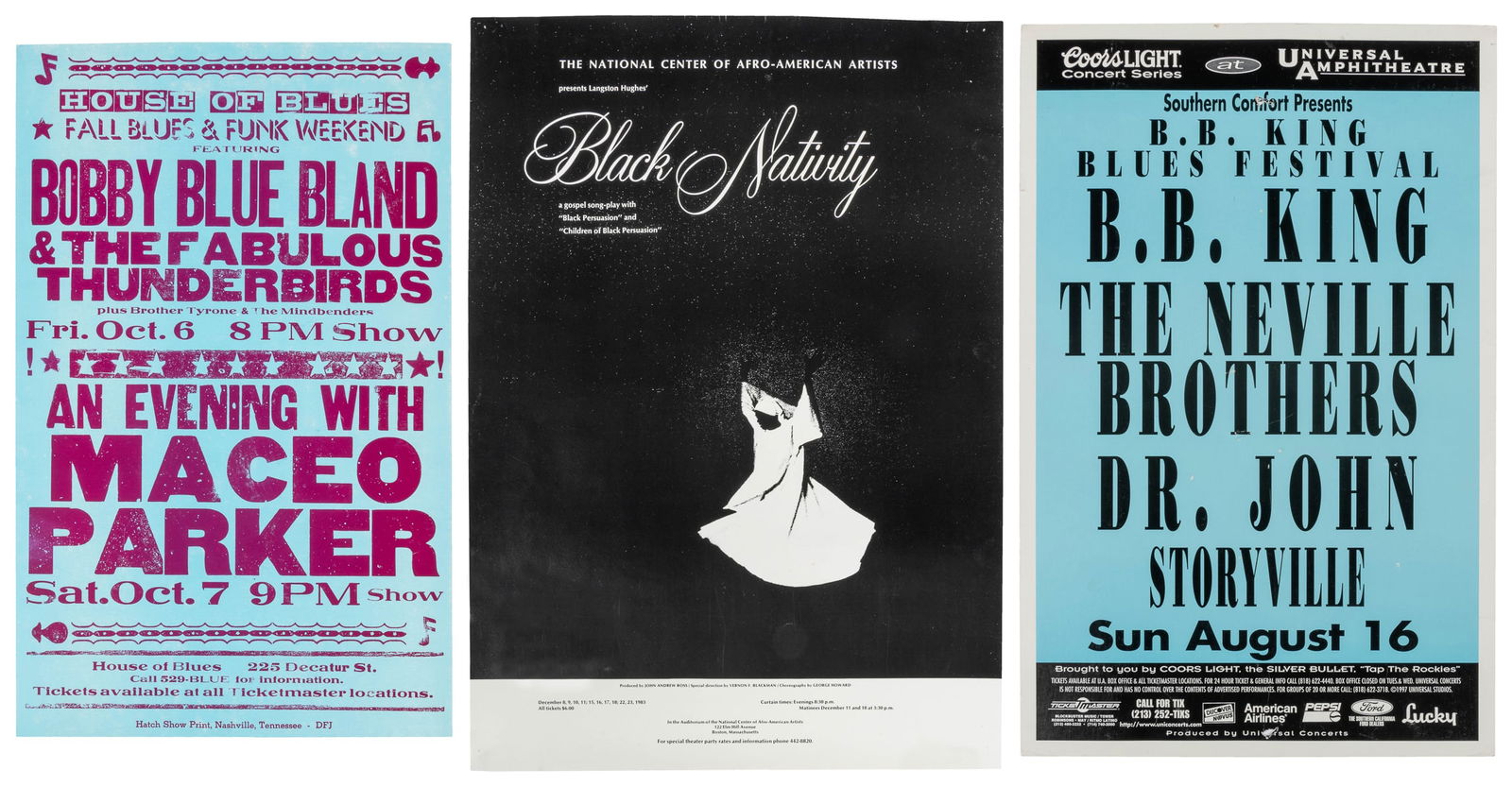 [MUSIC & ENTERTAINMENT]. Group of 3 posters. Including: win... (1 of 4)