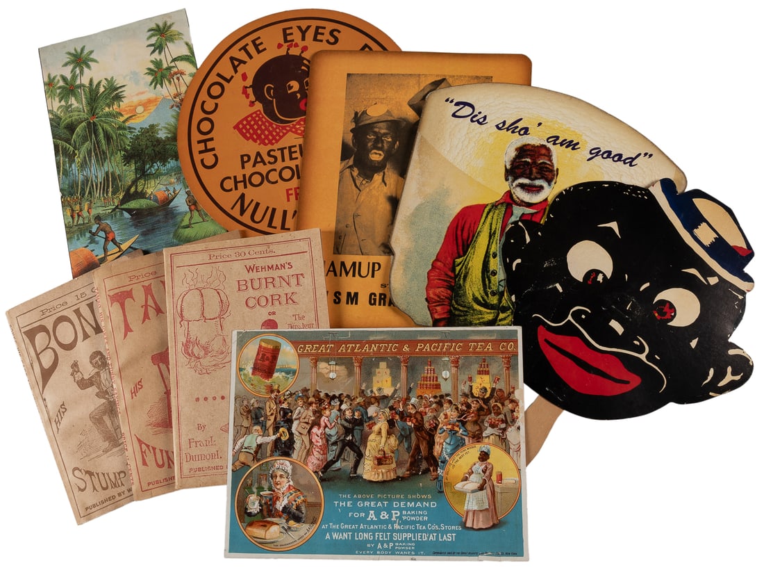 [BLACK AMERICANA]. Group of 9 items including song books, f... (1 of 1)