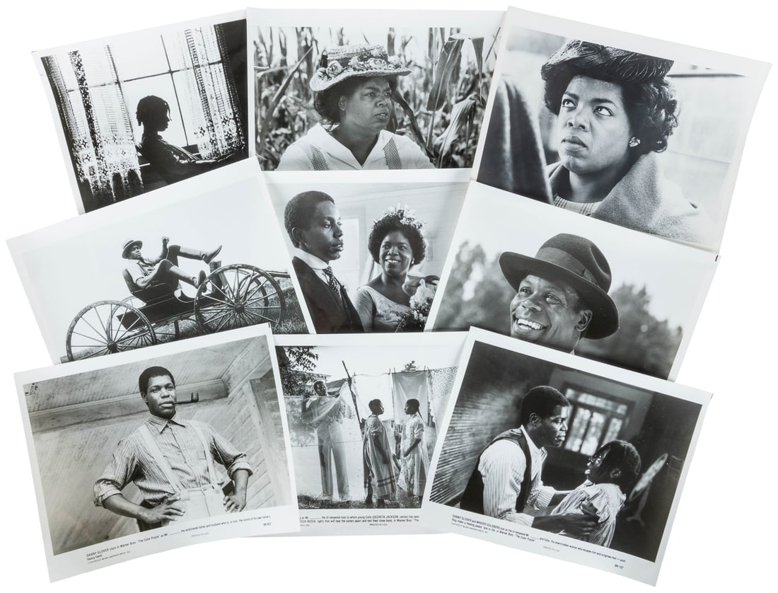 The Color Purple. Warner Bros., 1985. Group of 20 film stil... (1 of 1)