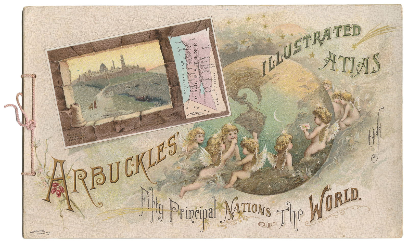 Arbuckles’ Illustrated Atlas of Fifty Principal Nations of ...: Arbuckles’ Illustrated Atlas of Fifty Principal Nations of the World. New York: Arbuckle Bros., 1889. Chromolithographs by Donaldson Brothers, NY. 50 trade cards for this coffee company illustra