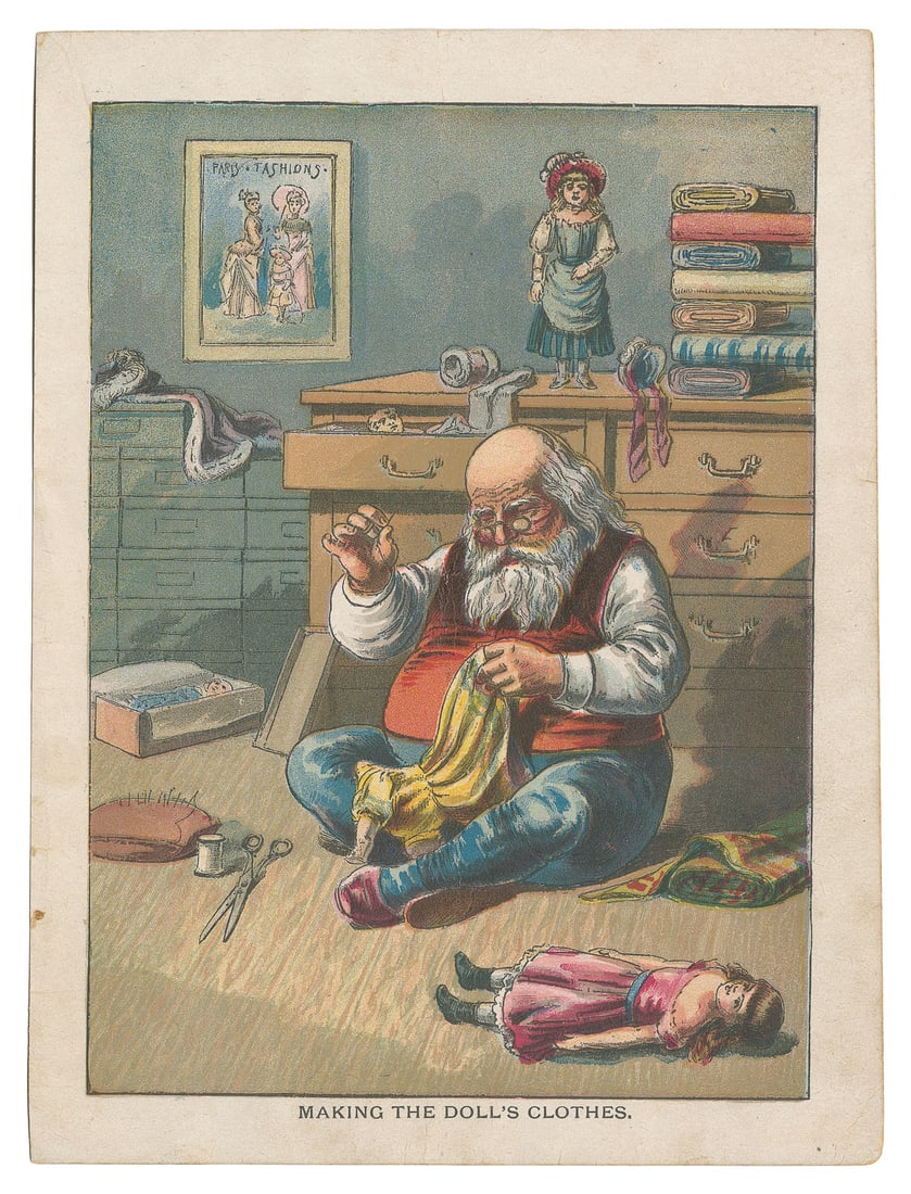[CHRISTMAS]. Collection of ephemera. Circa late 19th – earl... (1 of 6)