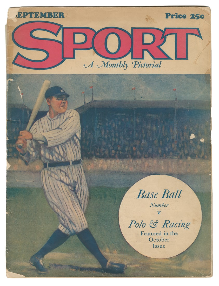 [BABE RUTH]. Sport: A Monthly Pictorial. New York: Sporting... (1 of 3)