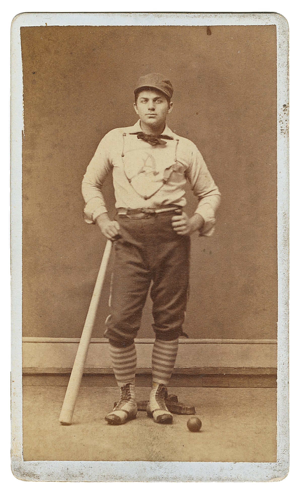 [BASEBALL]. CDV of Ned Williamson of the Pittsburgh Base Ba... (1 of 2)