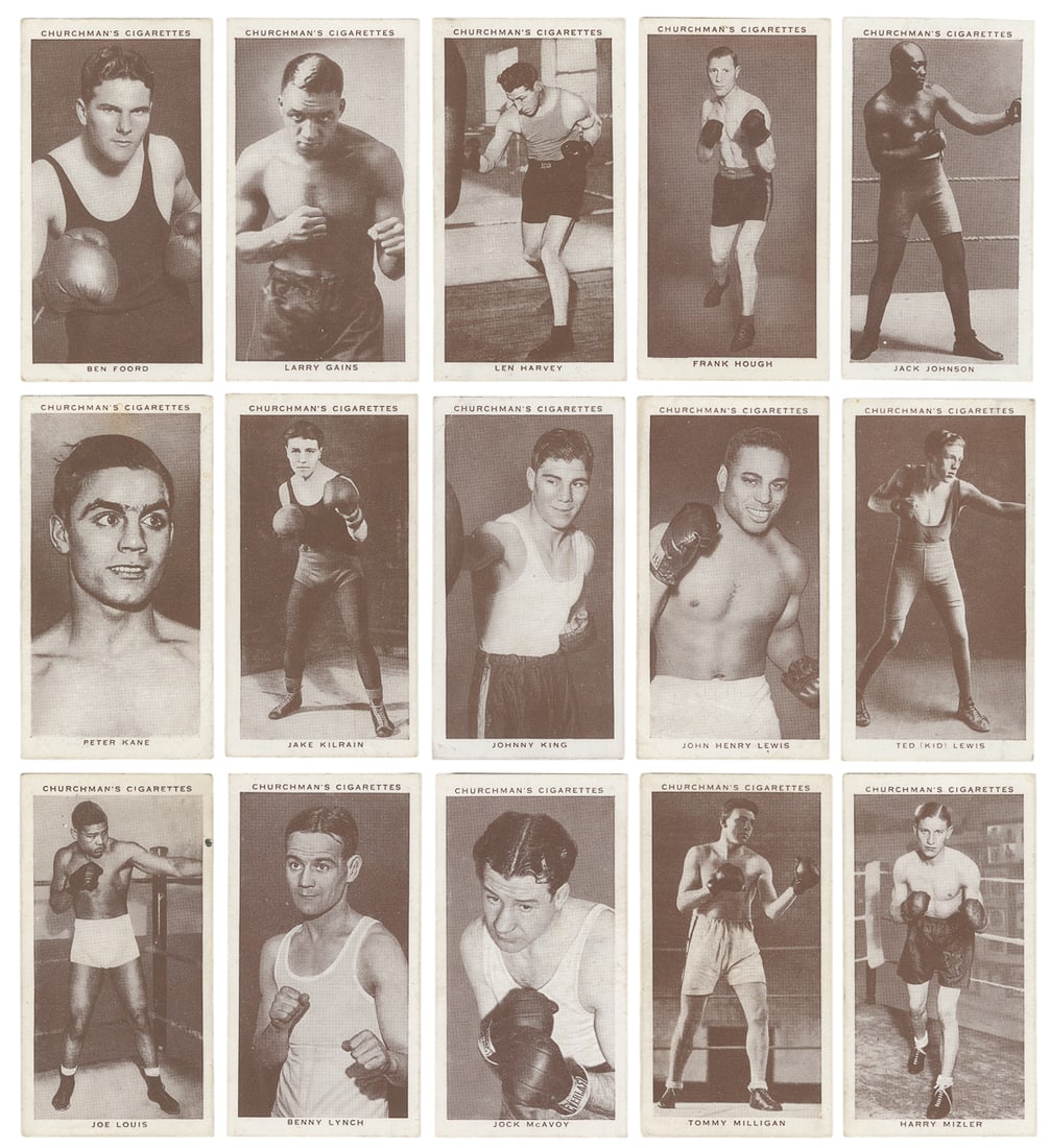 [BOXING]. WA & AC 1938 Churchman “Boxing Personalities” Set... (1 of 4)