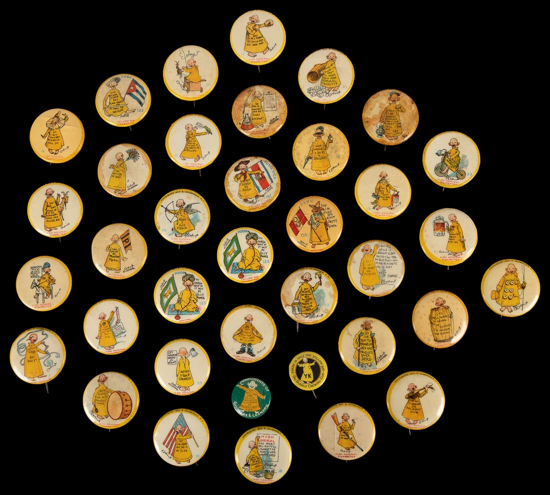 Collection of 37 Yellow Kid celluloid pinback buttons. Circ... (1 of 1)