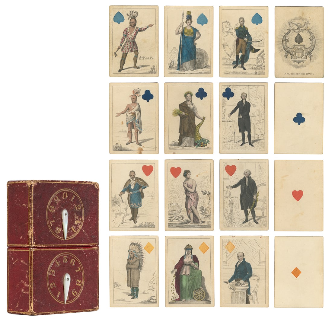 James Y. Humphreys “Seminole Wars” Playing Cards. [Philadel... (1 of 5)