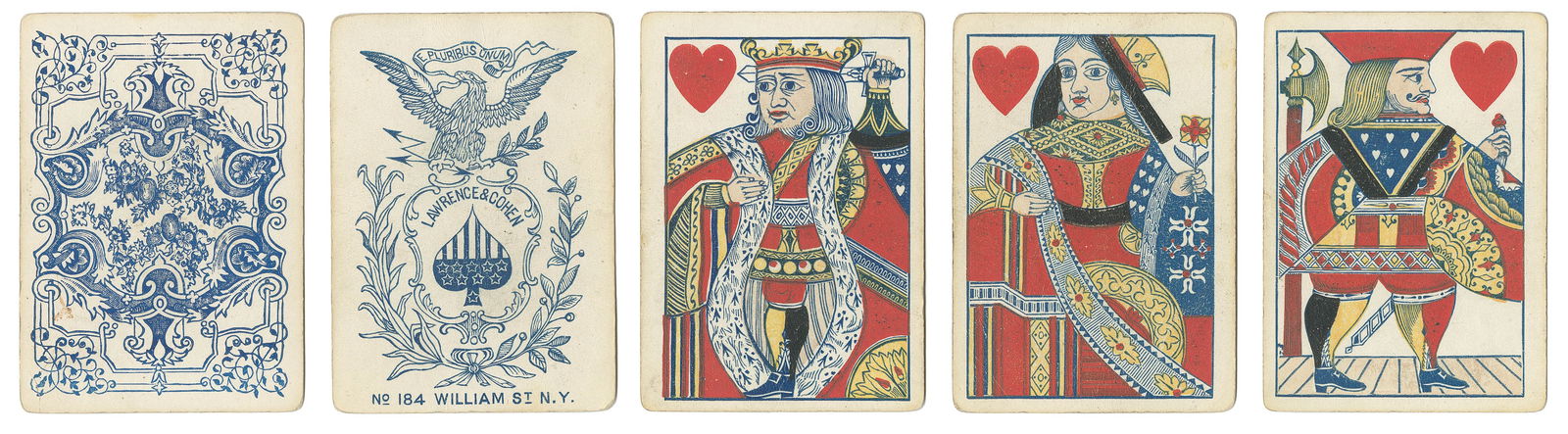 Lawrence & Cohen playing cards. New York, ca. 1863. 51/52 (... (1 of 1)