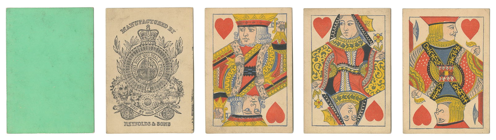 Reynolds & Sons Character Playing Cards Transformation Play...: Reynolds & Sons Character Playing Cards Transformation Playing Cards. London, (1878). 52. Also called “The Chapman Pack” as the pip cards are sometimes printed “Registered T.S. Chapm