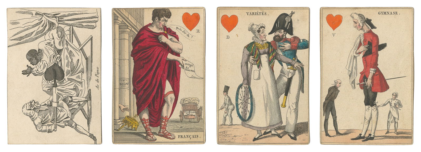 Grandebes “Cartes a Rire” Transformation Playing Cards. Par... (1 of 2)