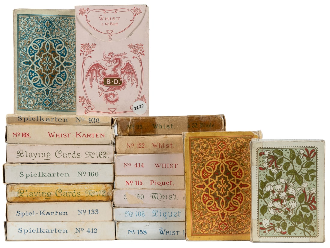 Group of 19 B. Dondorf decks of cards. Frankfurt am Main: B... (1 of 2)