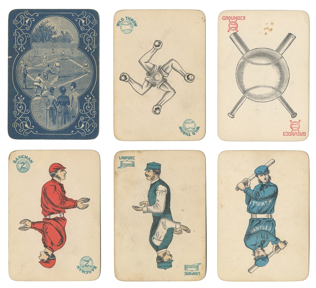 [BASEBALL]. Lawson’s Patent Baseball Playing Cards. Lawson ... (1 of 3)