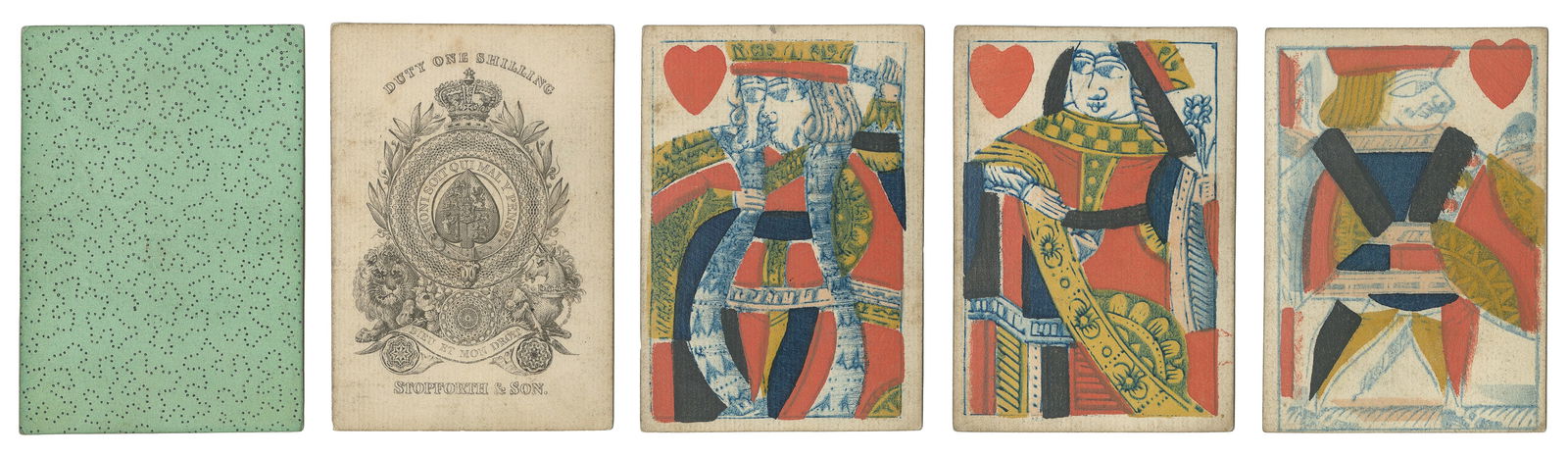 Stopforth & Son playing cards. London, ca. 1820s-30s. 52. S... (1 of 1)