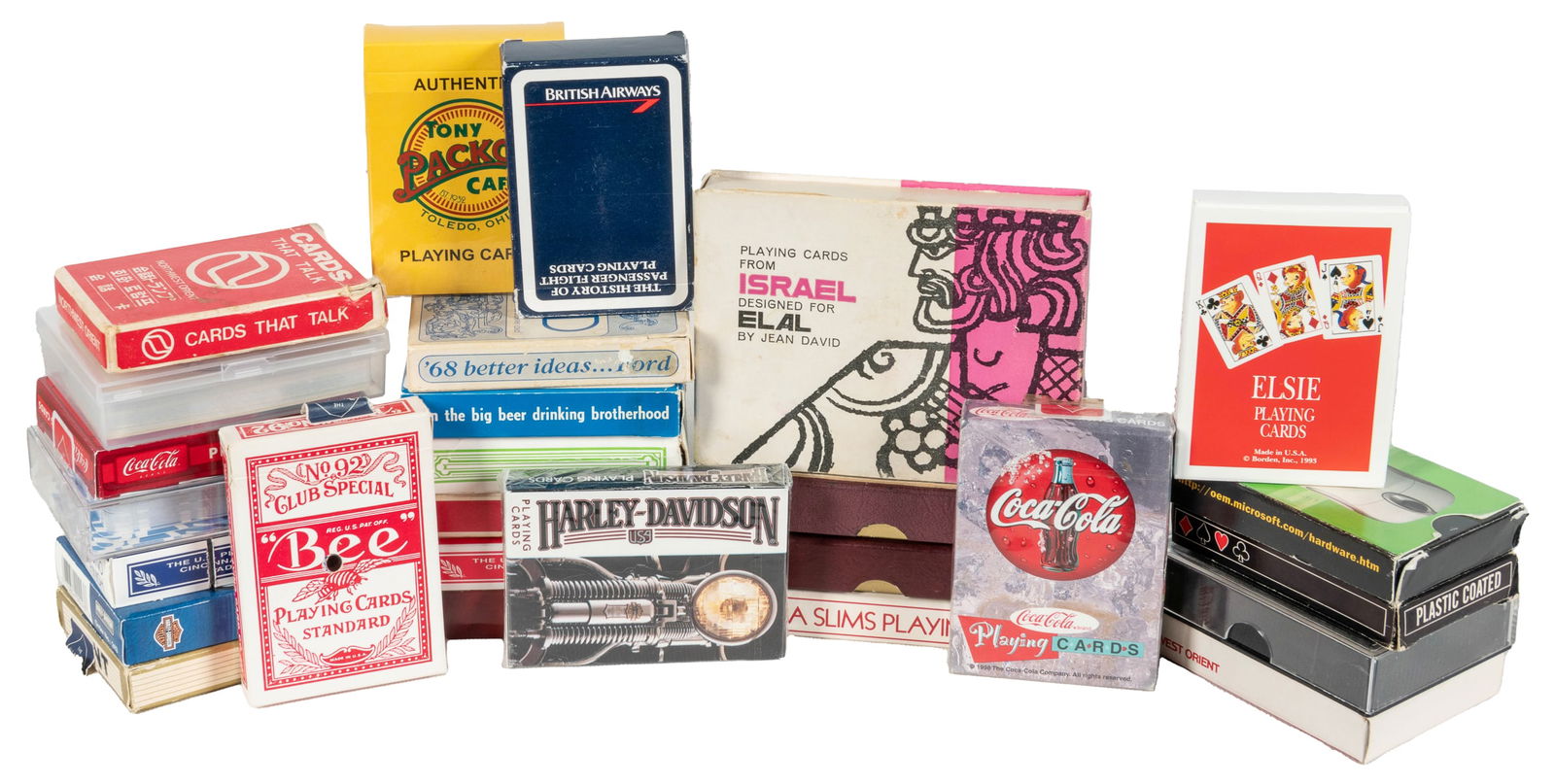 Group of over 40 advertising playing card decks. American, ... (1 of 1)