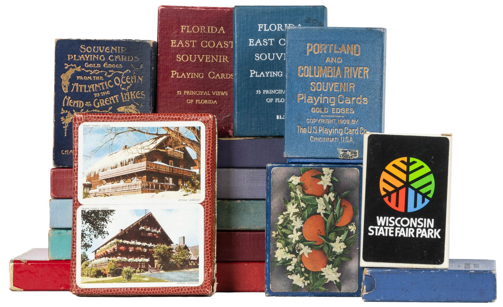 Collection of American souvenir travel playing cards. Bulk ... (1 of 1)
