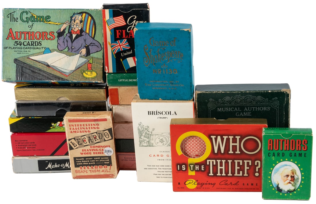 Group of 21 miscellaneous card games. V.p., early to late 2... (1 of 1)