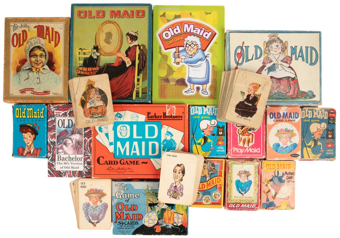 Group of 20 Old Maid card games. American, early to mid-20t... (1 of 1)