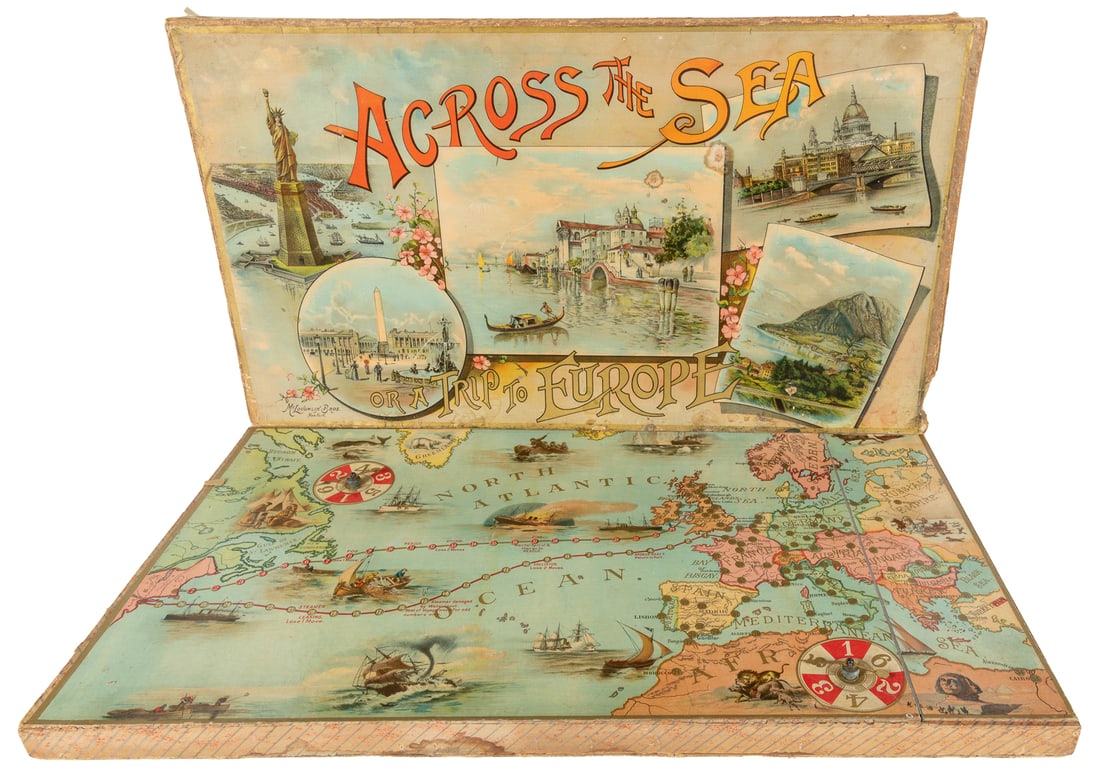 Across the Sea or A Trip to Europe. New York: McLoughlin Br... (1 of 2)