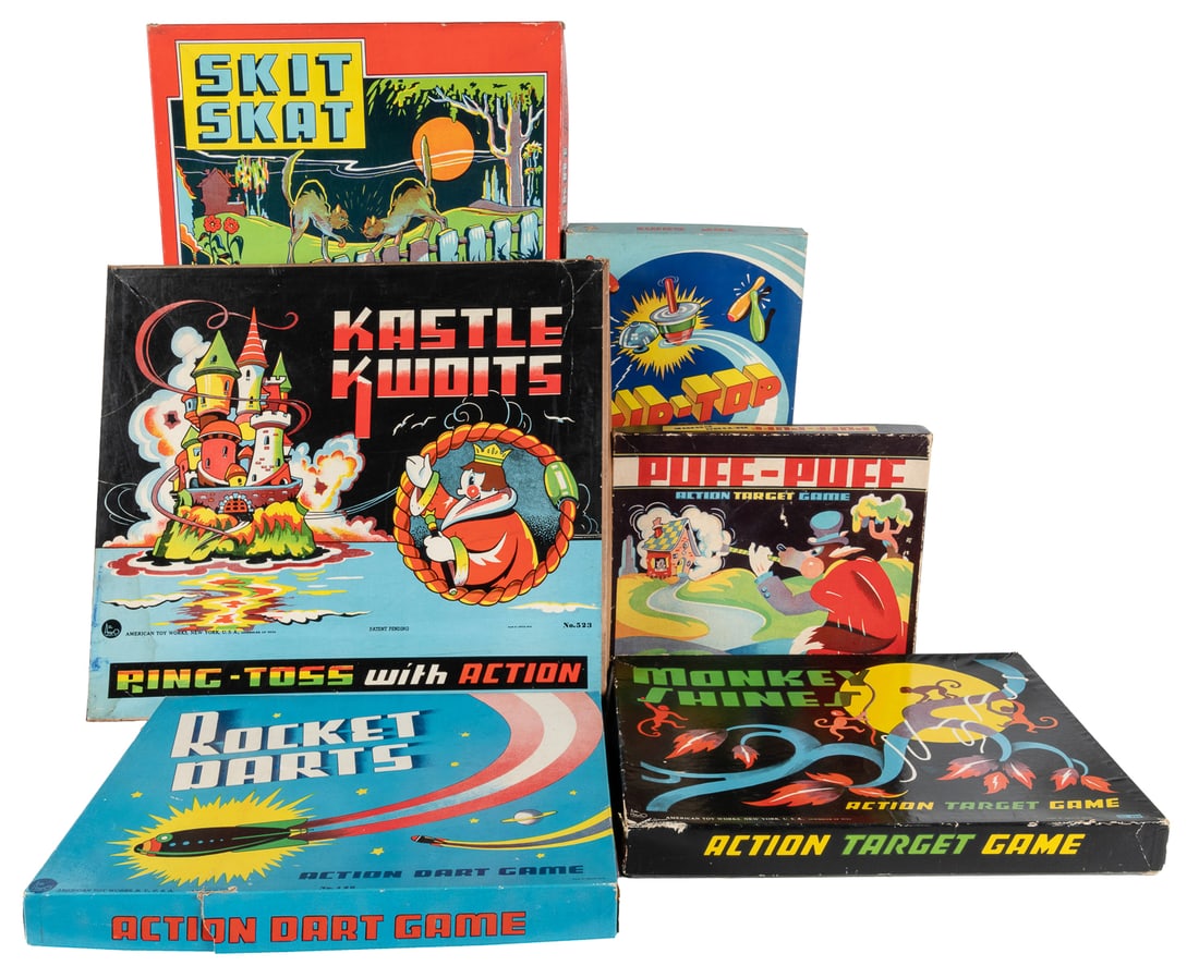 Group of 6 American Toy Works games. New York: American Toy... (1 of 1)