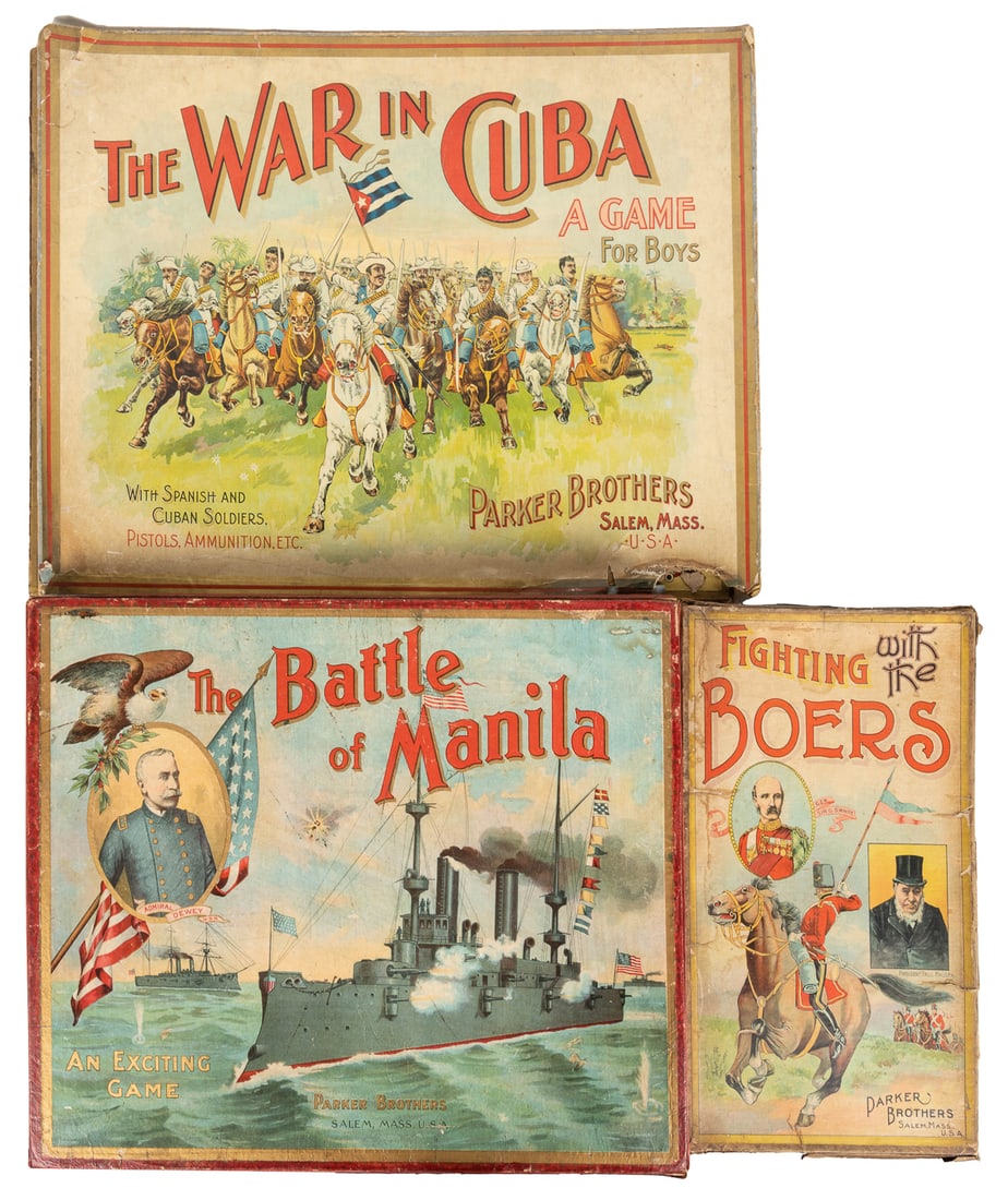 Three antique Parker Bros. war games. Salem, late 19th/earl... (1 of 2)