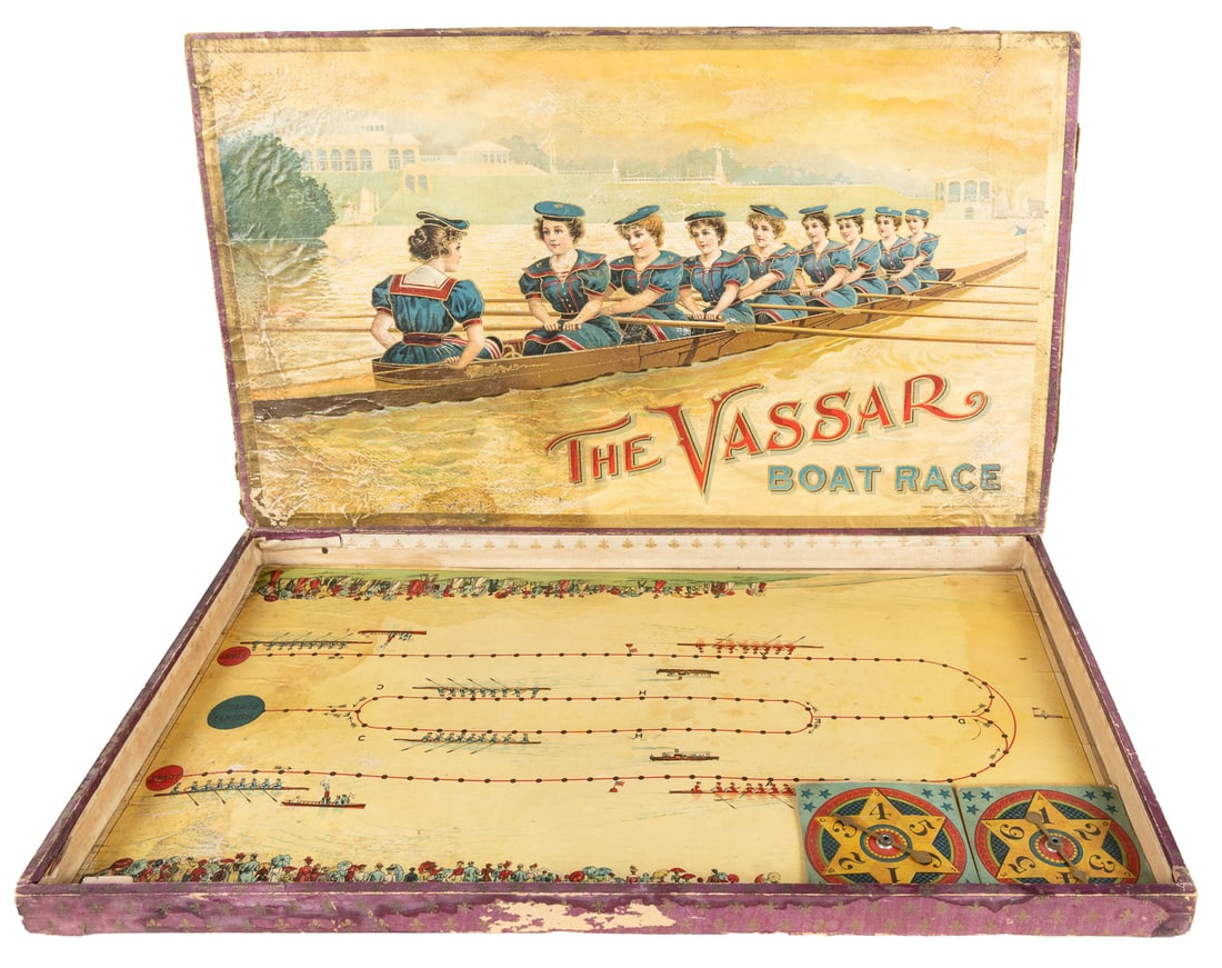 The Vassar Boat Race. New York: The Chaffee & Selchow Manuf... (1 of 3)