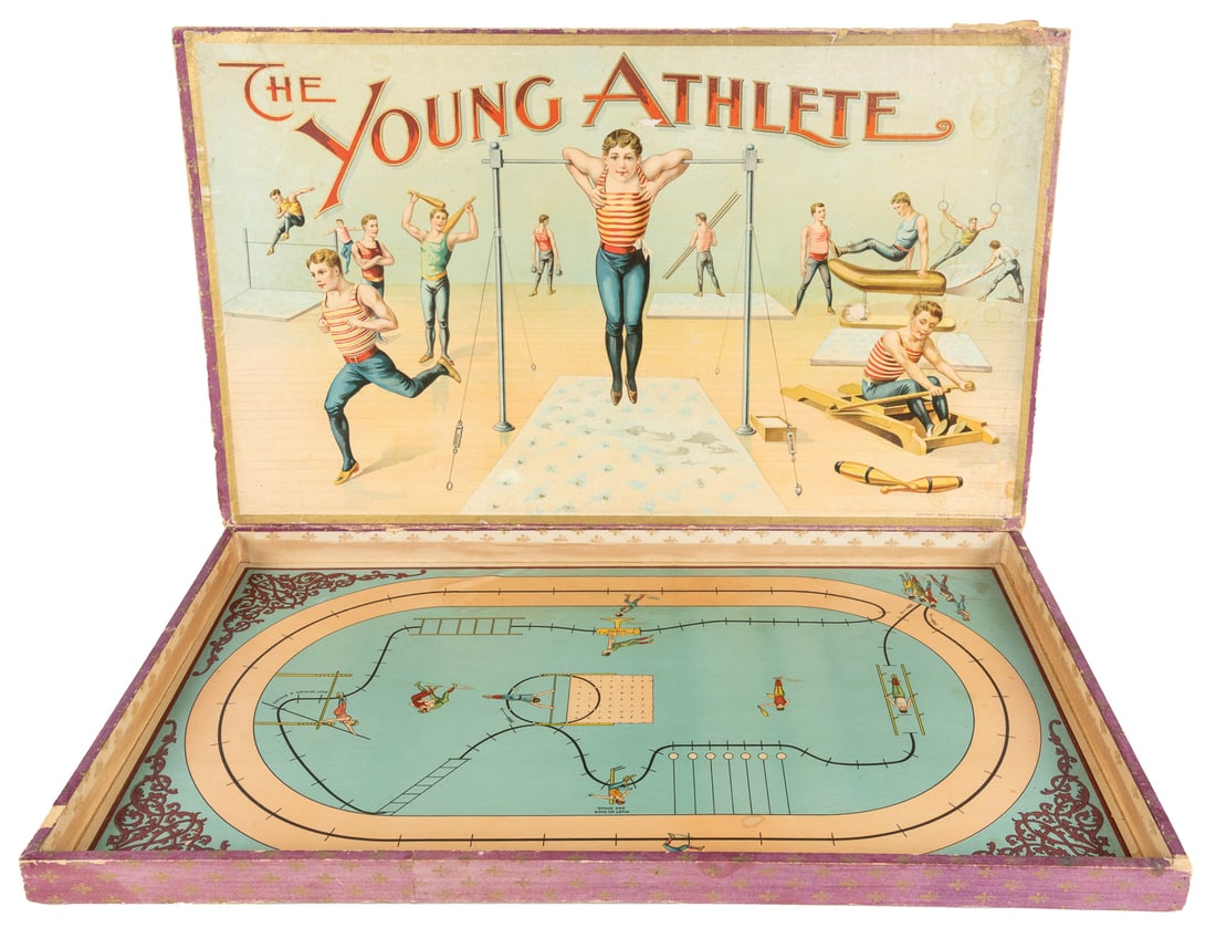The Young Athlete. New York: The Chaffee & Selchow Manufact... (1 of 3)