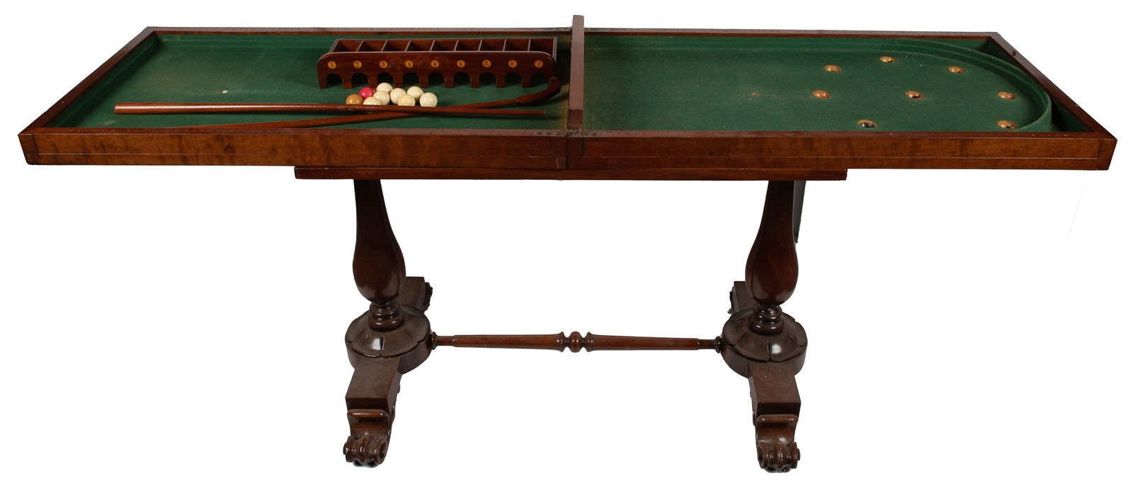 Antique Mahogany Bagatelle Table. Circa mid-19th century. I... (1 of 4)
