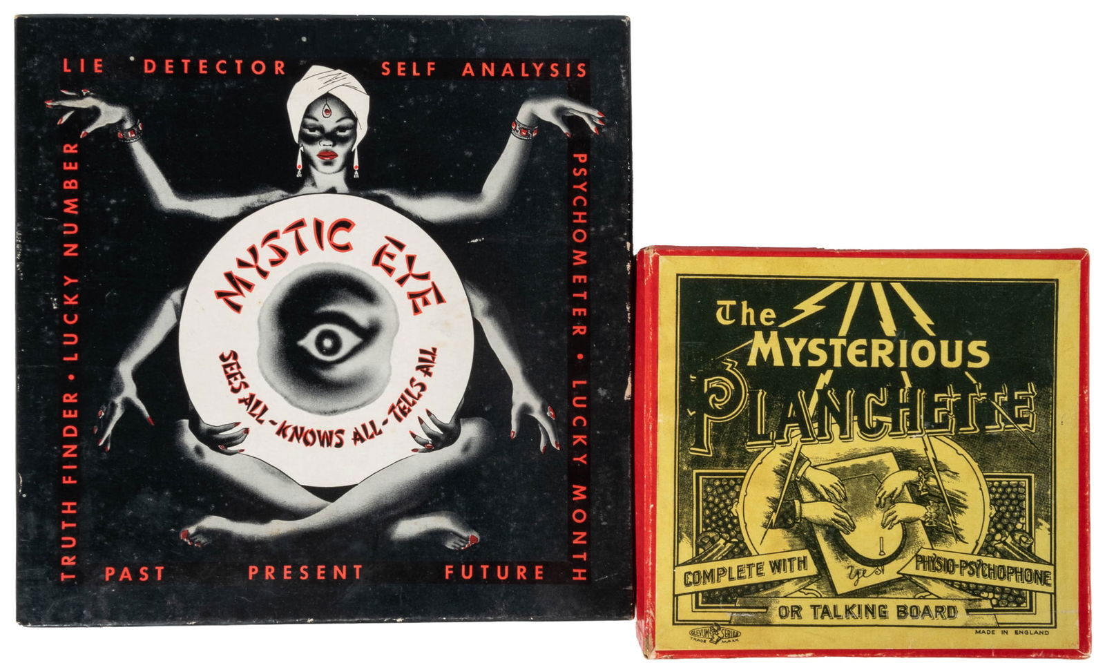 The Mysterious Planchette. British, early 20th century. Blo... (1 of 2)