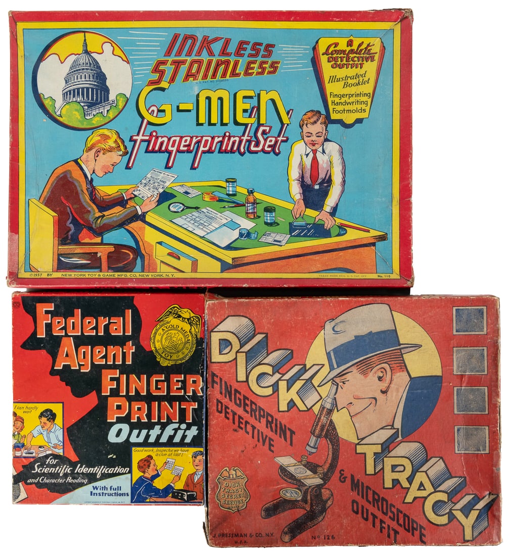 Group of 3 fingerprinting / detective games. Including: Fed... (1 of 1)