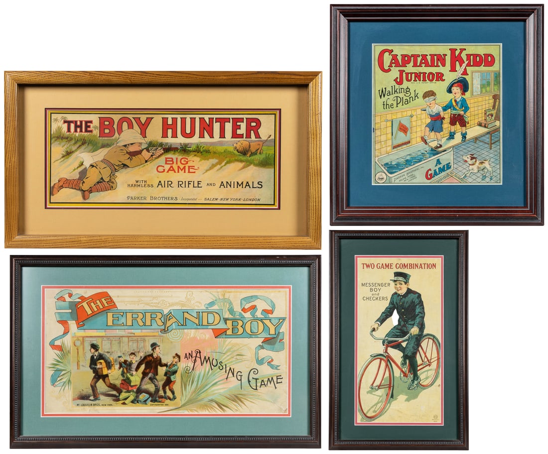 Group of 4 antique games. Including: Captain Kidd Junior (P... (1 of 5)