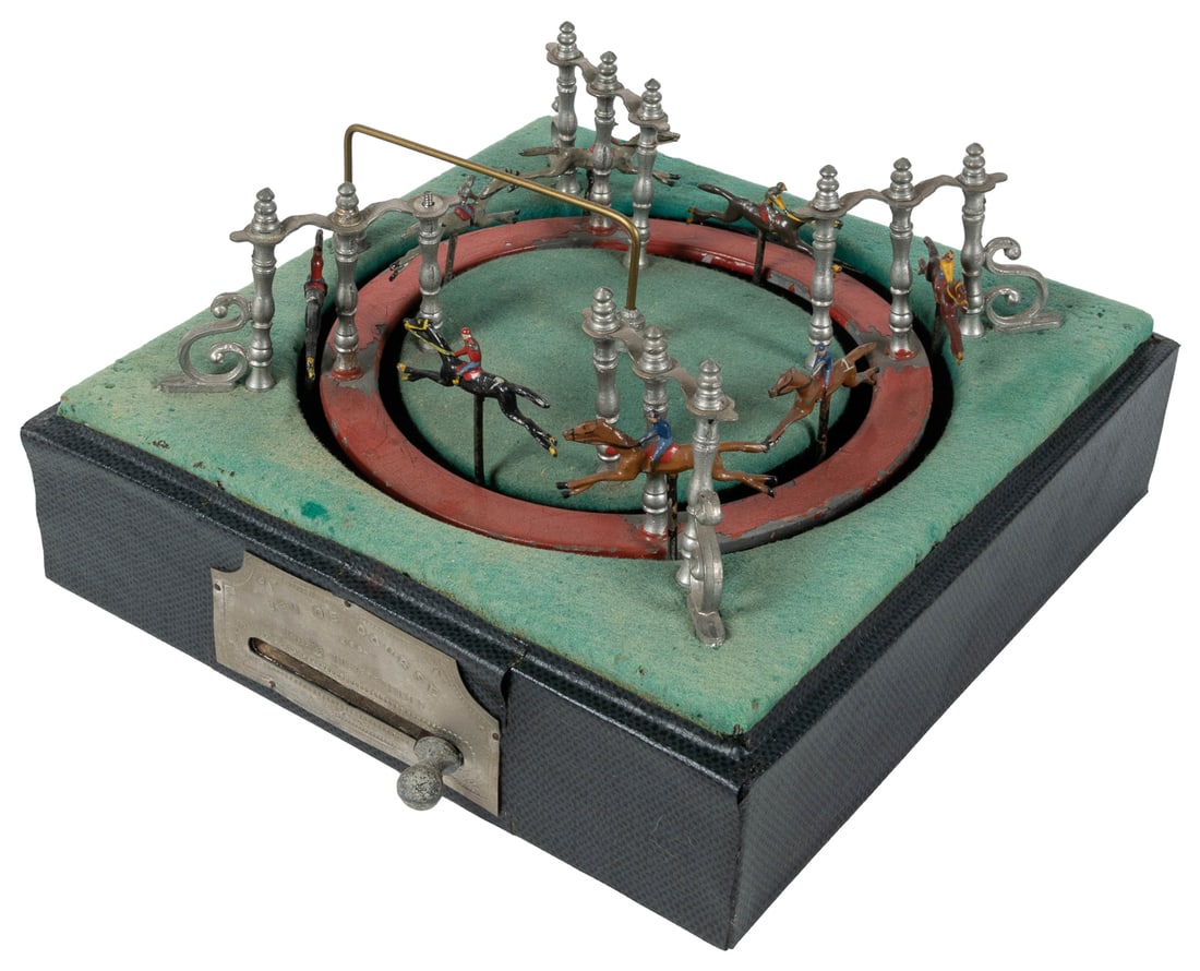 Jeu de Course Horserace Tabletop Game. French, ca. late 19t... (1 of 3)