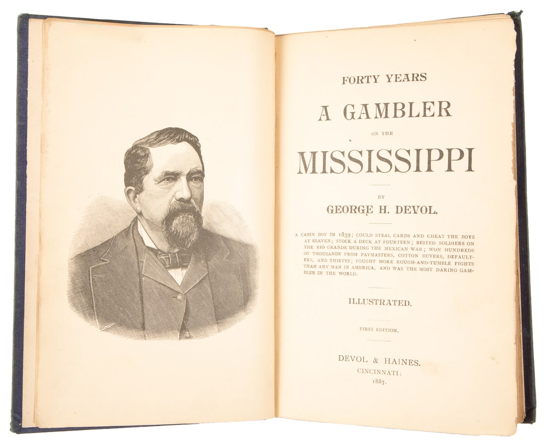 DEVOL, George. Forty Years a Gambler on the Mississippi. Ci... (1 of 2)