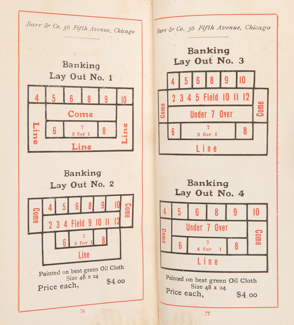 Barr & Co. gambling catalog. Chicago, n.d. (ca. 1900s). Ori... - 3