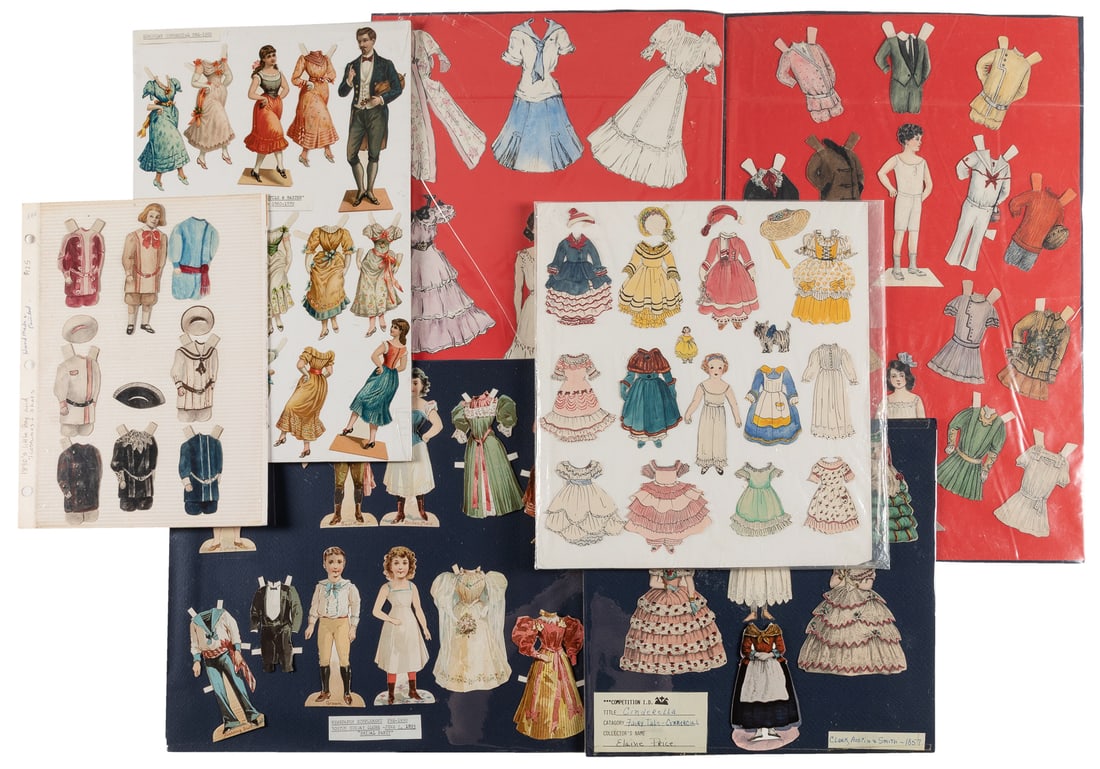 Group of Lithograph Children’s Paper Dolls. Assorted 19th-c... (1 of 5)