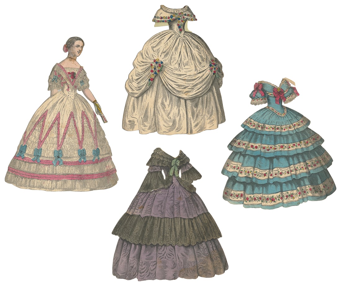 Nellie. The Girl’s Delight. Paper Dolls No. 4. New York: Cl... (1 of 2)