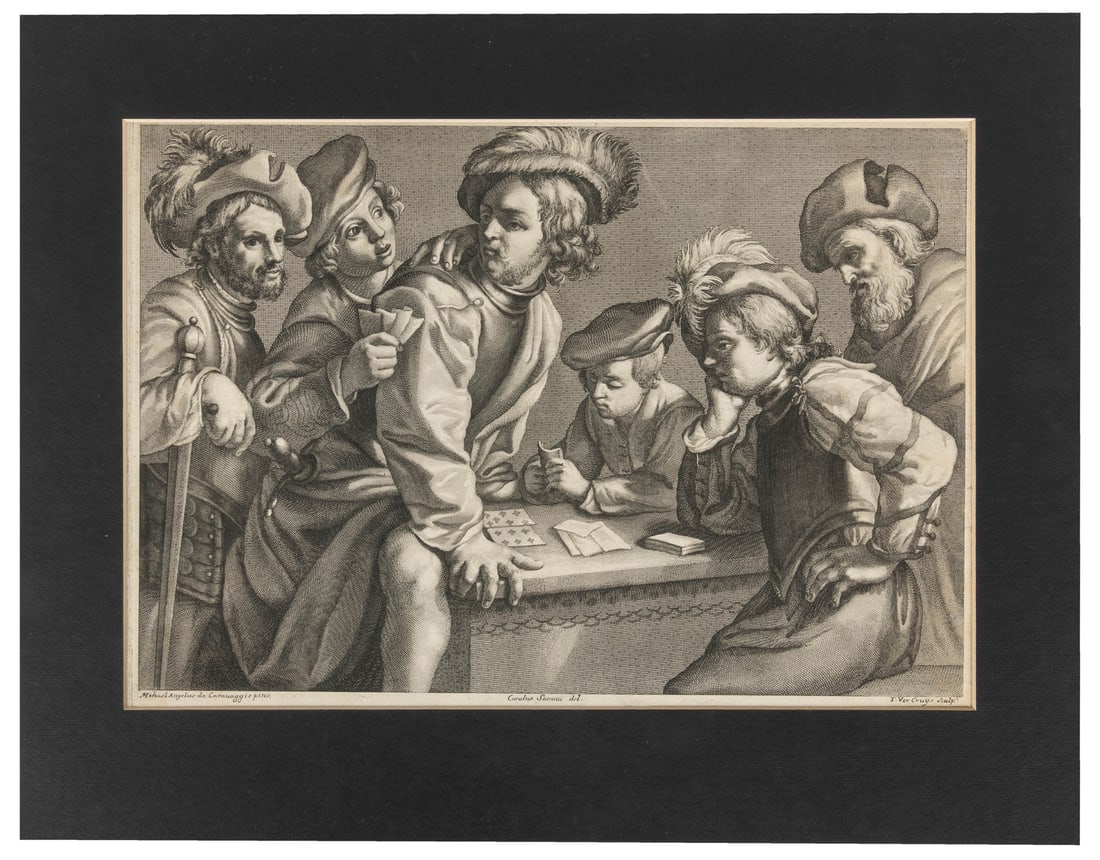 Group of 4 antique puzzle and gaming prints. Including: Jeu... (1 of 4)