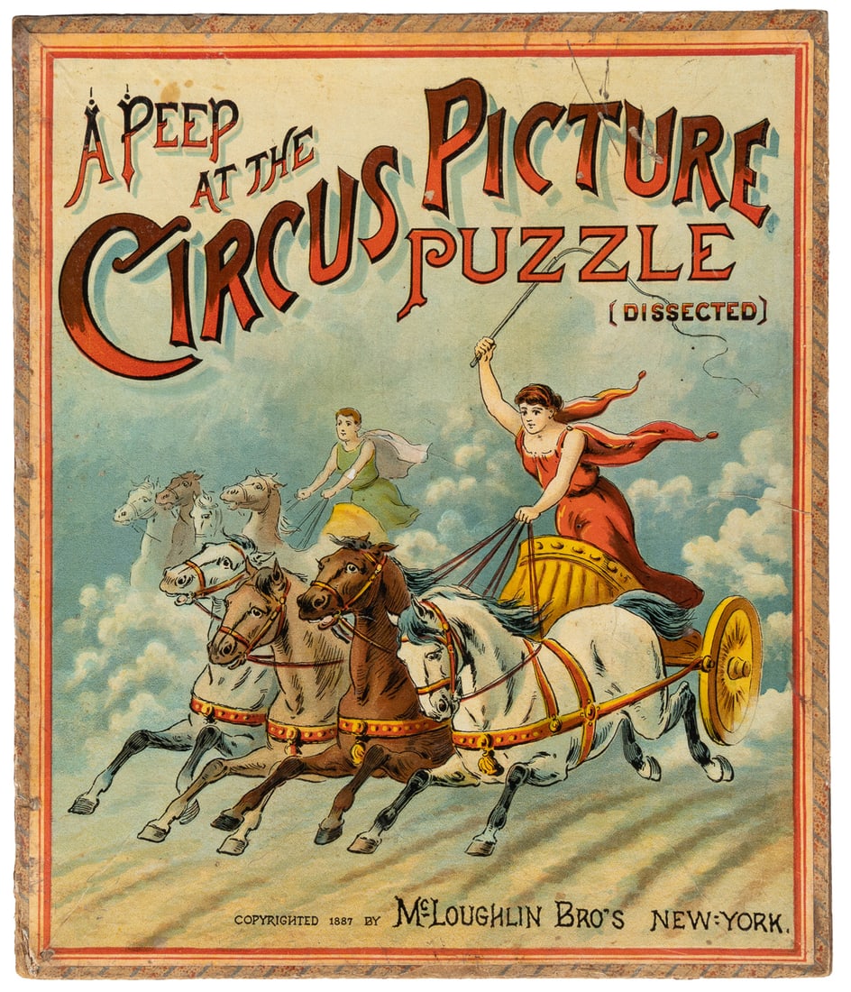A Peep at the Circus Picture Puzzle. New York: McLoughlin B... (1 of 3)